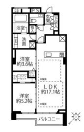 神宮前五丁目ブランシェ 3階 間取り図