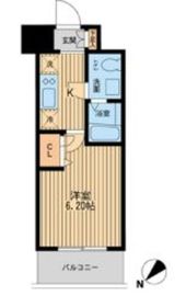 エコロジー潮見レジデンス 408 間取り図