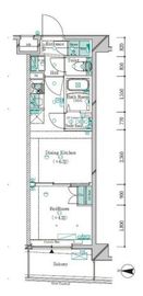 ガリシア新宿西落合2 2階 間取り図