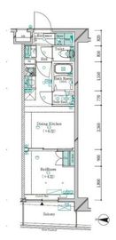 ガリシア新宿西落合2 5階 間取り図