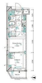ガリシア新宿西落合2 1階 間取り図