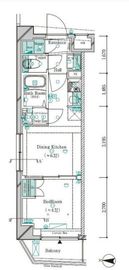 ガリシア新宿西落合2 4階 間取り図