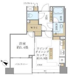 ブリリア日本橋浜町公園id 10階 間取り図