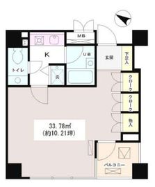 パーク・ノヴァ九段 503 間取り図