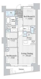 ザ・グランクラッセ日本橋イースト 1階 間取り図