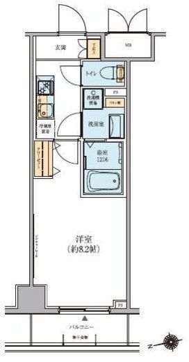 リージア経堂イーストプレイス 210 間取り図