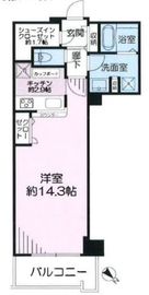 トルナーレ日本橋浜町 27階 間取り図