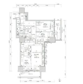 ブリリア上野ガーデン 13階 間取り図