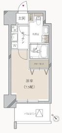 プライマル月島 303 間取り図