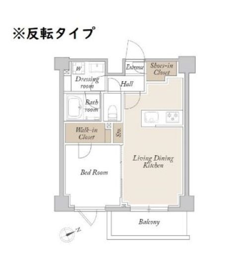 ORSUS新江古田 107 間取り図