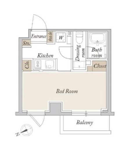 ORSUS新江古田 214 間取り図