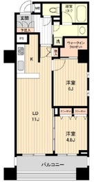 HF銀座レジデンスイースト 704 間取り図