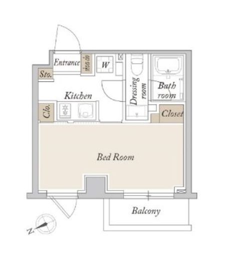 ORSUS新江古田 414 間取り図