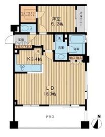 アーデン駒沢パークフロント 405 間取り図