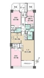 グランフォルム六番町 6階 間取り図