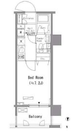 パークアクシス住吉 708 間取り図