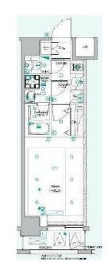 シーフォルム南池袋 7階 間取り図
