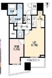 パークタワー晴海 14階 間取り図