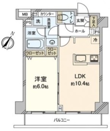 ガーデンパーク下馬 3階 間取り図