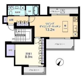 ロイヤルシーズン西麻布 6階 間取り図