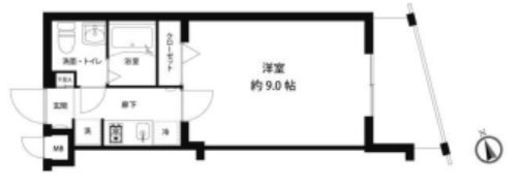 レオーネ馬込 213 間取り図
