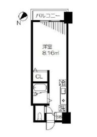 シティタワー武蔵小山 8階 間取り図