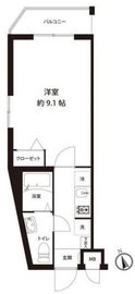 レオーネ馬込 308 間取り図