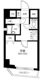 レガリアタワーレジデンス 3階 間取り図