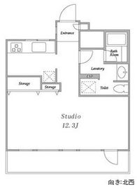 渋谷プロパティータワー 1510 間取り図