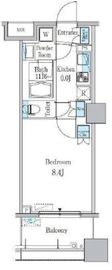 パークキューブ亀戸 810 間取り図