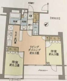 サンクタス文京大塚アヴァンテラス 2階 間取り図