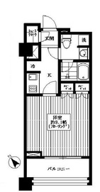 シティインデックス三田伊皿子坂 3階 間取り図