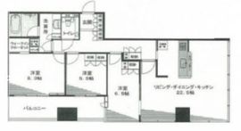 東京タイムズタワー 2901 間取り図