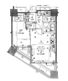 シティタワー武蔵小山 8階 間取り図