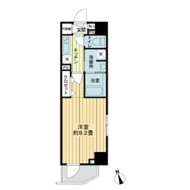 フレシア中目黒 403 間取り図