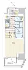 リビオメゾン戸越銀座 501 間取り図