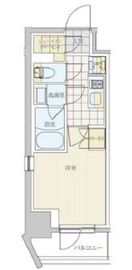 リビオメゾン戸越銀座 406 間取り図