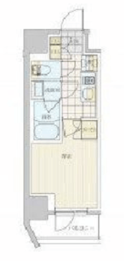リビオメゾン戸越銀座 1012 間取り図