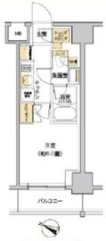 リビオメゾン戸越銀座 403 間取り図