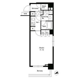 パークアクシス文京ステージ 811 間取り図