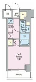 リビオメゾン戸越銀座 1103 間取り図