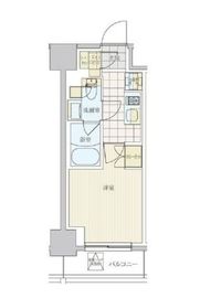 リビオメゾン戸越銀座 304 間取り図