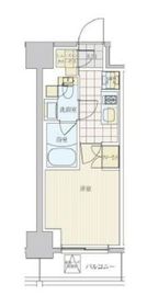 リビオメゾン戸越銀座 404 間取り図