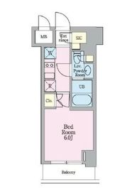 リビオメゾン戸越銀座 305 間取り図