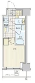 リビオメゾン戸越銀座 1011 間取り図