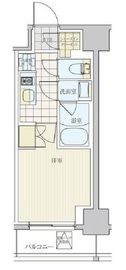 リビオメゾン戸越銀座 709 間取り図