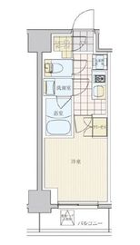 リビオメゾン戸越銀座 208 間取り図