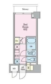 リビオメゾン戸越銀座 408 間取り図