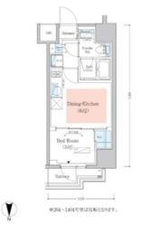 アーバネックス深川木場 1401 間取り図