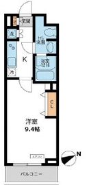 パシフィックコート目黒南 110 間取り図